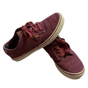 VANS Skate Maroon Cork Detail Sneaker